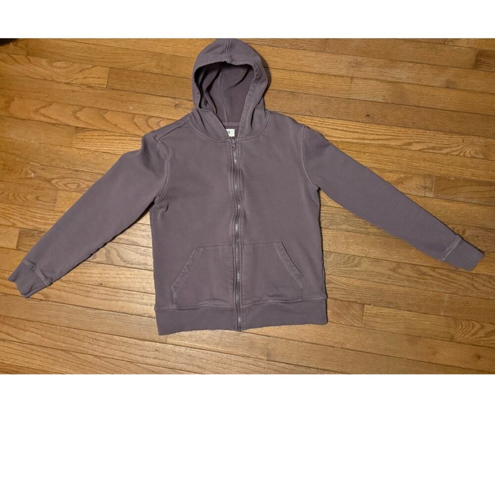 PACT full Zip up hoodie Small Organic Cotton Purple